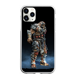Чехол iPhone 11 Pro матовый NPC GEARS OF WAR Z, цвет: 3D-белый