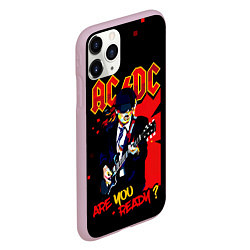 Чехол iPhone 11 Pro матовый ARE YOU REDY? ACDC, цвет: 3D-розовый — фото 2