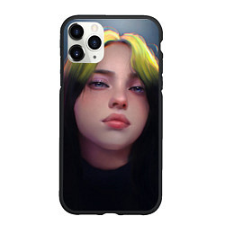 Чехол iPhone 11 Pro матовый Billie Eilish: Рисунок, цвет: 3D-черный