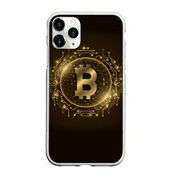 Чехол iPhone 11 Pro матовый БИТКОИН КРИПТОВАЛЮТА