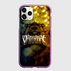 Чехол iPhone 11 Pro матовый Scream Aim Fire - Bullet For My Valentine, цвет: 3D-фиолетовый