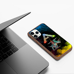 Чехол iPhone 11 Pro матовый Ark Survival Арк Сурвивал Z, цвет: 3D-коричневый — фото 2