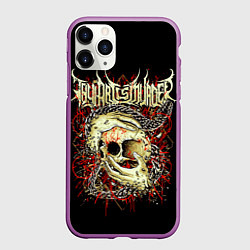 Чехол iPhone 11 Pro матовый Thy Art Is Murder, цвет: 3D-фиолетовый