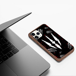Чехол iPhone 11 Pro матовый The Witcher 2 : Убийцы королей, цвет: 3D-коричневый — фото 2