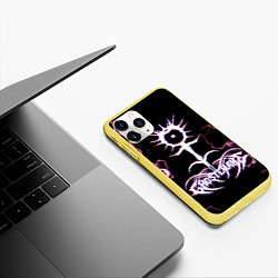 Чехол iPhone 11 Pro матовый GHOSTEMANE МОЛНИЯ, цвет: 3D-желтый — фото 2