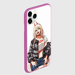 Чехол iPhone 11 Pro матовый Пауэр Power, цвет: 3D-фиолетовый — фото 2