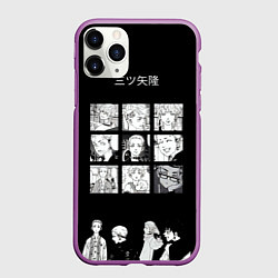 Чехол iPhone 11 Pro матовый Мицуя Такаши Токийские reveng, цвет: 3D-фиолетовый