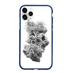 Чехол iPhone 11 Pro матовый TOYOTA SMOKE, цвет: 3D-тёмно-синий