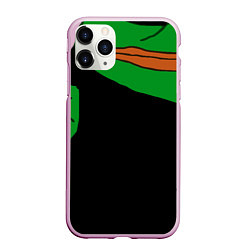 Чехол iPhone 11 Pro матовый Pepe stop, цвет: 3D-розовый