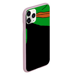 Чехол iPhone 11 Pro матовый Pepe stop, цвет: 3D-розовый — фото 2