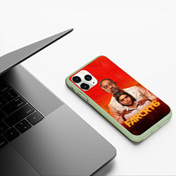 Чехол iPhone 11 Pro матовый Антон и Диего Кастильо FC6, цвет: 3D-салатовый — фото 2