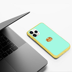 Чехол iPhone 11 Pro матовый Pancate3D, цвет: 3D-желтый — фото 2