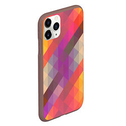 Чехол iPhone 11 Pro матовый Vivid gradient, цвет: 3D-коричневый — фото 2