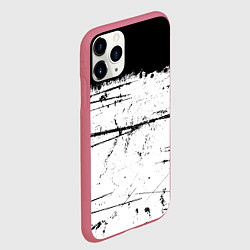 Чехол iPhone 11 Pro матовый ИСПАЧКАННЫЙ КРАСКОЙ, цвет: 3D-малиновый — фото 2