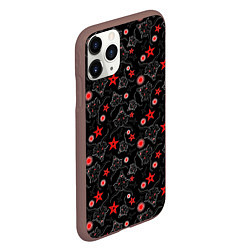 Чехол iPhone 11 Pro матовый Сатана, цвет: 3D-коричневый — фото 2