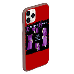 Чехол iPhone 11 Pro матовый Songs of Faith and Devotion - Depeche Mode, цвет: 3D-коричневый — фото 2