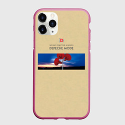 Чехол iPhone 11 Pro матовый Music for the Masses -, цвет: 3D-малиновый