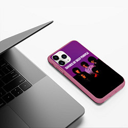 Чехол iPhone 11 Pro матовый Shades of Deep Purple, цвет: 3D-малиновый — фото 2