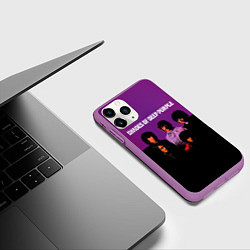 Чехол iPhone 11 Pro матовый Shades of Deep Purple, цвет: 3D-фиолетовый — фото 2