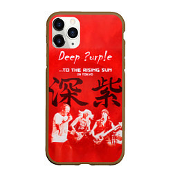 Чехол iPhone 11 Pro матовый Deep Purple To The Rising Sun, цвет: 3D-коричневый