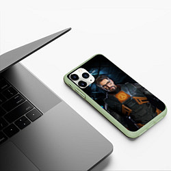 Чехол iPhone 11 Pro матовый HL Alyx, цвет: 3D-салатовый — фото 2