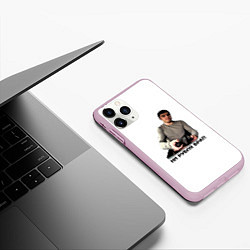 Чехол iPhone 11 Pro матовый Мурад ни рубля, цвет: 3D-розовый — фото 2