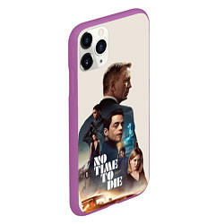 Чехол iPhone 11 Pro матовый Не Время Умирать Бонд 007, цвет: 3D-фиолетовый — фото 2