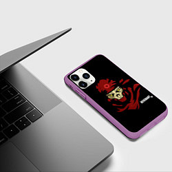 Чехол iPhone 11 Pro матовый Рукотворный кошмар, цвет: 3D-фиолетовый — фото 2