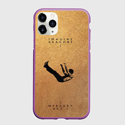 Чехол iPhone 11 Pro матовый Mercury Act 1 - Imagine Dragons, цвет: 3D-фиолетовый