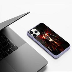 Чехол iPhone 11 Pro матовый Dante Definitive B, цвет: 3D-светло-сиреневый — фото 2