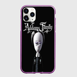 Чехол iPhone 11 Pro матовый Семейка Аддамс Addams Family, цвет: 3D-фиолетовый