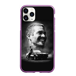 Чехол iPhone 11 Pro матовый Paul Walker, цвет: 3D-фиолетовый