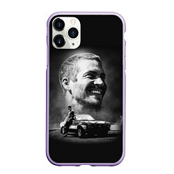 Чехол iPhone 11 Pro матовый Paul Walker, цвет: 3D-светло-сиреневый