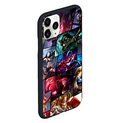Чехол iPhone 11 Pro матовый Лига Легенд, чемпионы, цвет: 3D-черный — фото 2