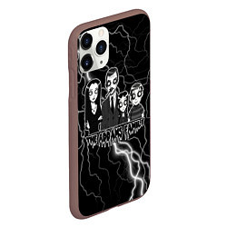 Чехол iPhone 11 Pro матовый Addams family Семейка Аддамс, цвет: 3D-коричневый — фото 2