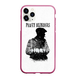 Чехол iPhone 11 Pro матовый Thomas Shelby Peaky Blinders, цвет: 3D-малиновый