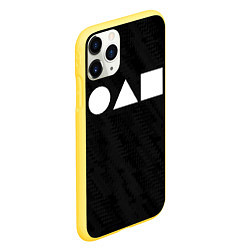 Чехол iPhone 11 Pro матовый Игра в кальмара: Фигуры, цвет: 3D-желтый — фото 2