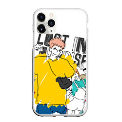 Чехол iPhone 11 Pro матовый Итадори Юдзи - Jujutsu Kaisen, цвет: 3D-белый