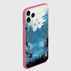 Чехол iPhone 11 Pro матовый ASSASSINS CREED VALHALLA ВАЛЬГАЛЛА ЭЙВОР, цвет: 3D-малиновый — фото 2