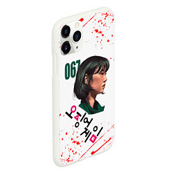 Чехол iPhone 11 Pro матовый KANG SAE BYEOK SQUID GAME, цвет: 3D-белый — фото 2