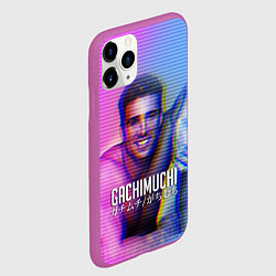 Чехол iPhone 11 Pro матовый Билли Херрингтон: Гачимучи Глитч, цвет: 3D-фиолетовый — фото 2