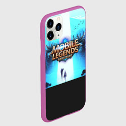Чехол iPhone 11 Pro матовый MOBILE LEGENDS BANG BANG МОБА ЛЕГЕНДС, цвет: 3D-фиолетовый — фото 2