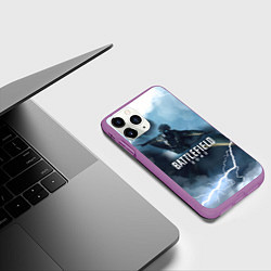 Чехол iPhone 11 Pro матовый WINGSUIT BATTLEFIELD 2042, цвет: 3D-фиолетовый — фото 2