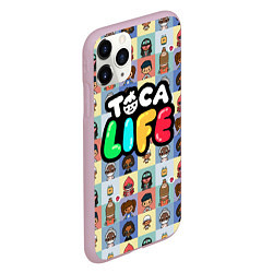 Чехол iPhone 11 Pro матовый Toca Life, цвет: 3D-розовый — фото 2