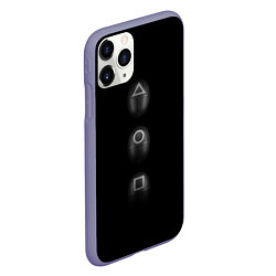 Чехол iPhone 11 Pro матовый ИГРА В КАЛЬМАРА МАСКИ SQUID GAME, цвет: 3D-серый — фото 2