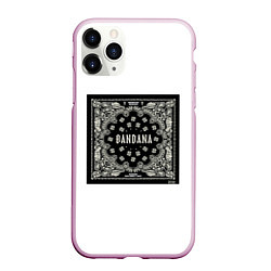 Чехол iPhone 11 Pro матовый KIZARU BANDANA, цвет: 3D-розовый