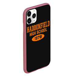 Чехол iPhone 11 Pro матовый Haddonfield High School 1978, цвет: 3D-малиновый — фото 2