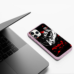 Чехол iPhone 11 Pro матовый ГАТС БЕРСЕРК BERSERK, цвет: 3D-розовый — фото 2