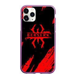 Чехол iPhone 11 Pro матовый Берсерк - Berserk, цвет: 3D-фиолетовый