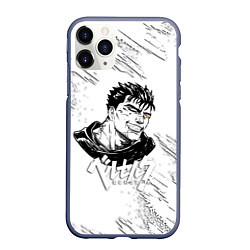 Чехол iPhone 11 Pro матовый БЕРСЕРК ИЛЛЮСТРАЦИЯ BERSERK, цвет: 3D-серый